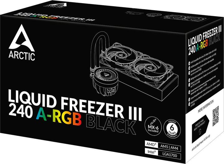Image du produit Arctic Liquid Freezer III - 240 A-RGB (Noir)