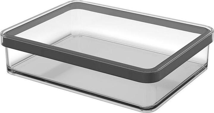 Actual product image Rotho LOFT storage tins KLAR black (1 l)