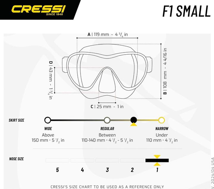 Produktbild Cressi F1