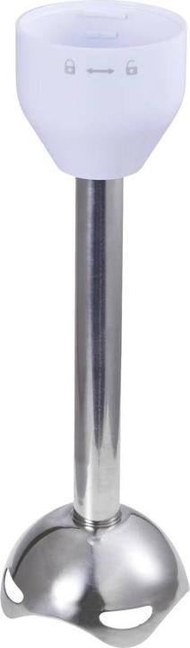 Actual product image Bergner Hand blender 800W with measuring jug, with chopper attachment White, wood