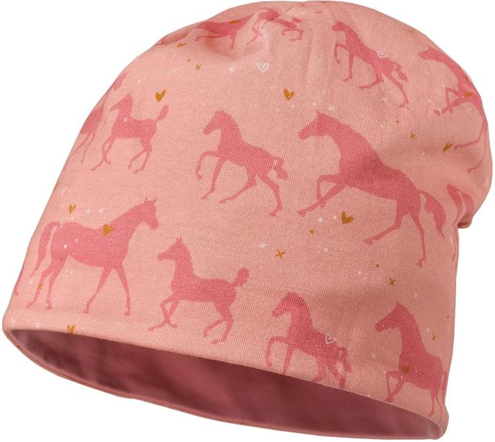 Produktbild Maximo Mütze Beanie reversible Horses Gr. 47 - 49 (47 - 49)