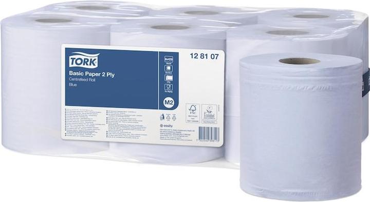 Productafbeelding Tork Basis Papier Centrumrol Blauw 6x150m (6 x)