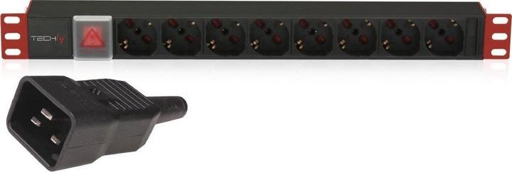 Image du produit Techly Rack 19inch PDU 8 sorties