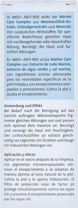Immagine prodotto La Mer Med+ Anti-Red RR Cream Redness Reduction ohne Parfum (30 ml, Crema 24h, SPF 30)