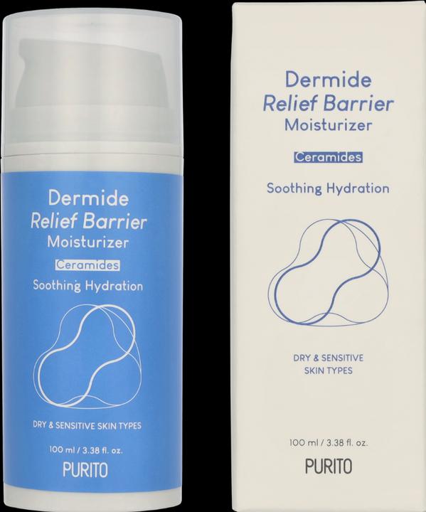 Immagine prodotto Purito Dermide Relief Barrier Moisturizer Crema idratante e rigenerante per viso e corpo 100Ml (Crema corpo, 100 ml)