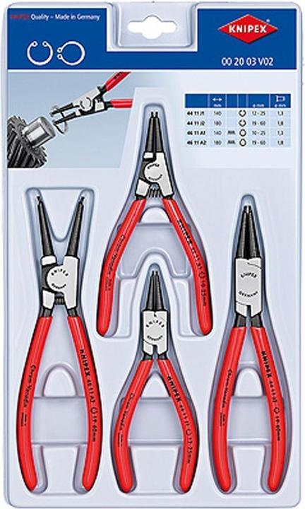 Actual product image Knipex Set of Circlip Pliers (325 mm)