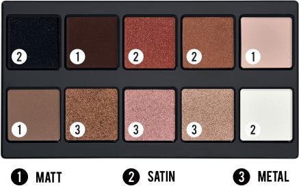 Actual product image Pupa Milano Make Up Stories Palette 001 Spicy Nudes (001 Spicy Nudes)