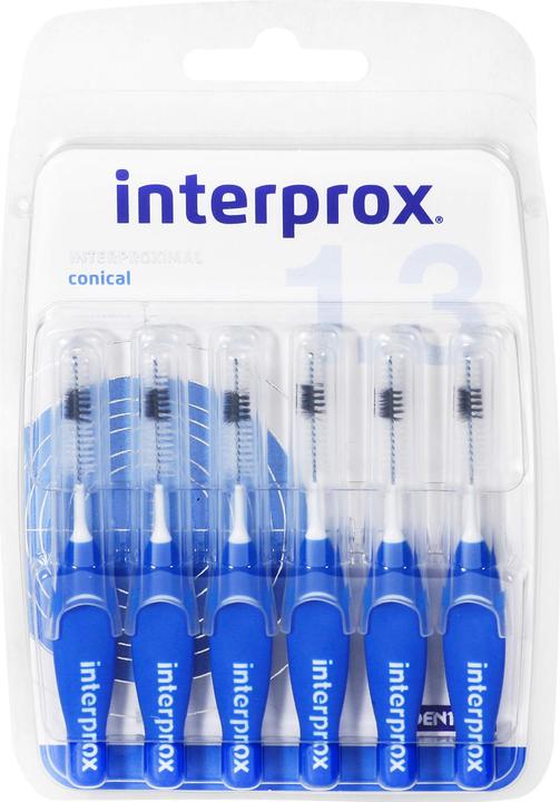 Produktbild Dentaid interprox reg conical blau Interdentalbürste Blist, 6 St ZBU (5 x, 1.30 mm)