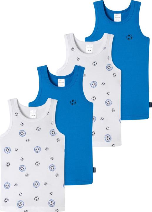 Weiss Fussball, Blau