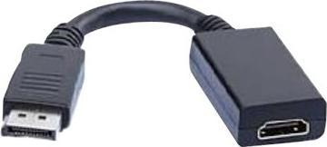 Image du produit Savio CL-55 Adaptateur de câble vidéo DP HDMI A (0.20 m, DisplayPort)