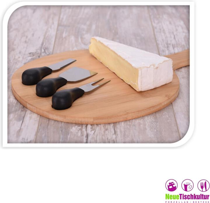 Actual product image neuetischkultur Cheese set, board with knife