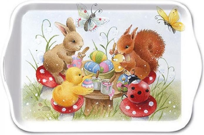 Produktbild Ambiente Tablett "Painting class" 13x21 cm aus Melamine