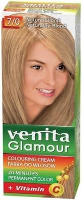 Image du produit Venita Glamour Colouring Hair Dye 7/0 Naturalonde 100Ml (7, 0 Blonde naturelle)