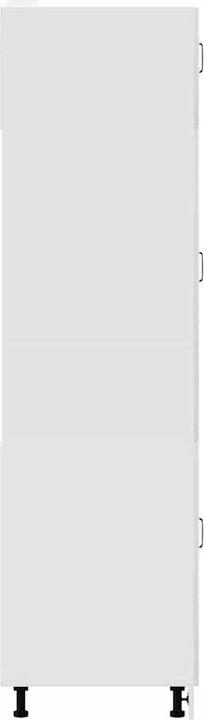 Produktbild VidaXL Küchenschrank Lucca Hochglanz-Weiss Holzwerkstoff hoher Küchenschrank (60 x 57 x 207 cm)