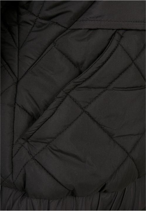 Actual product image Urban Classics Ladies Oversized Diamond Quilted Pull Over Jacket (L)