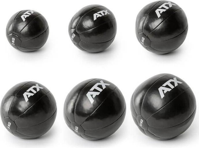Produktbild ATX Medizinball - Kunstleder - schwarz - 3 kg (3 kg, 210 mm)