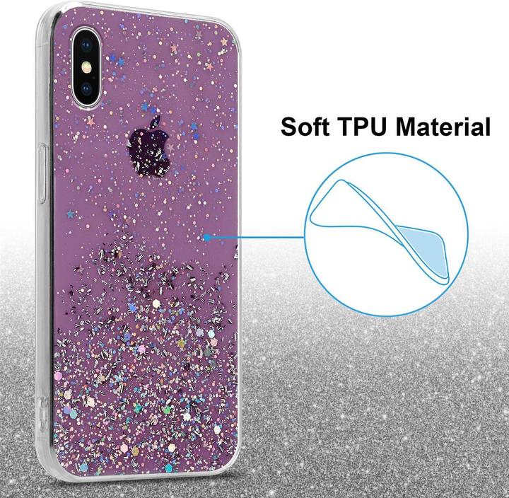 Immagine prodotto Cadorabo Copertura in TPU scintillante (Apple iPhone X)