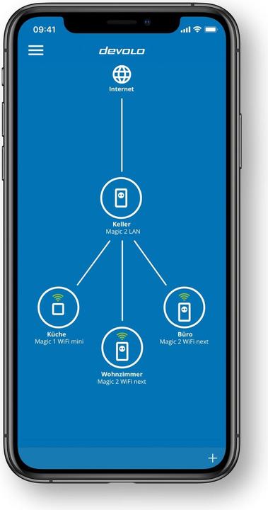 Produktbild Devolo Magic 1 WiFi Erweiterung 2-1-1 (1200 Mbit/s)