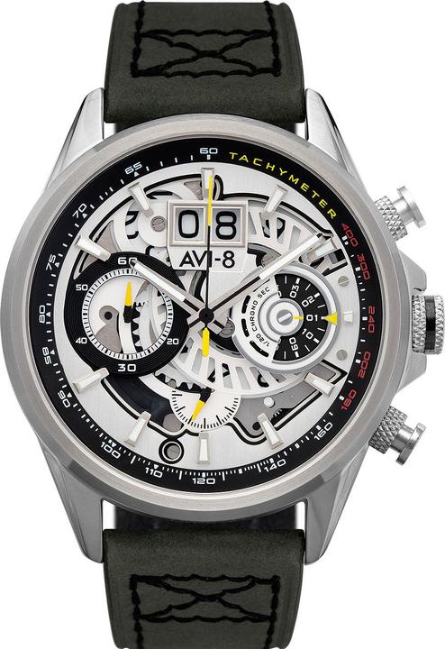 Actual product image AVI-8 AV-4065-01 Hawker Harrier Chronograph 45mm 5ATM (Chronograph, 45 mm)