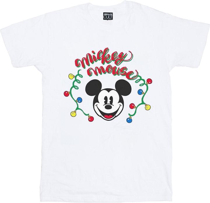 Produktbild Disney Mickey Mouse Christmas Light Bulbs TShirt (M)