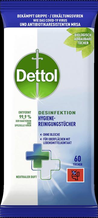 Dettol Lingettes de nettoyage désinfectantes