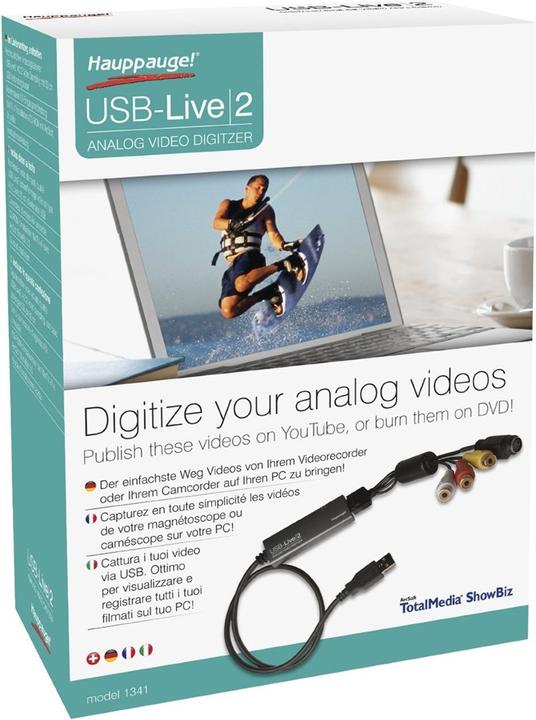 Immagine prodotto Hauppauge USB-Live-2 (USB 2.0, segnale TV analogico)
