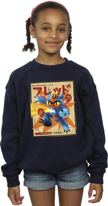 Image du produit Disney - Sweat BIG HERO BAYMAX FRED NEWSPAPER - Fille (152, 158)