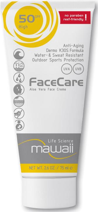 mawaii FaceCare SPF 50 (Sonnencreme, SPF 50, 75 ml, 100 g)