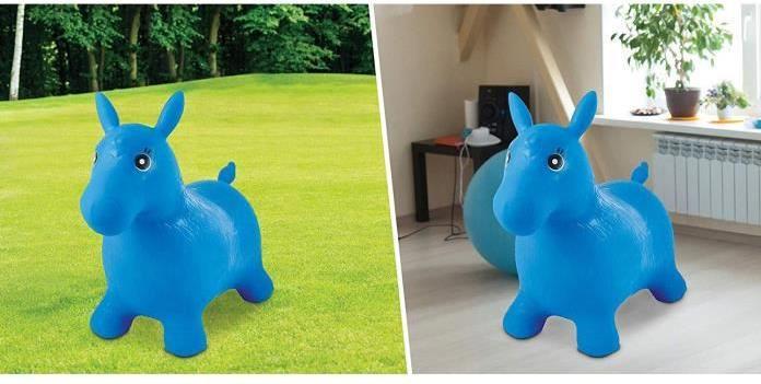 Immagine prodotto Lexibook Cavallo gonfiabile blu
