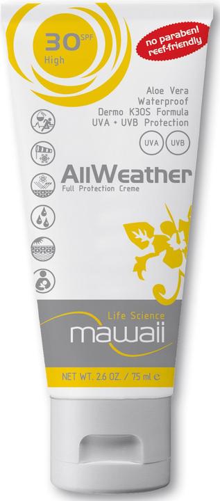 Actual product image mawaii All Weather Protection SPF 30 75ml (Suntan cream, SPF 30, 75 ml, 100 g)