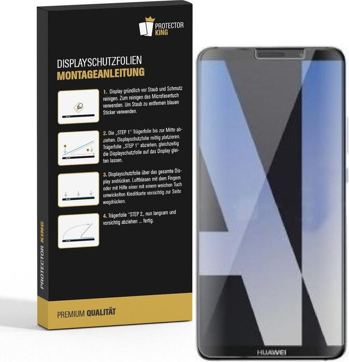 Actual product image Protectorking 6x Premium screen protector 3D CLEAR (6 Piece, Mate 10)