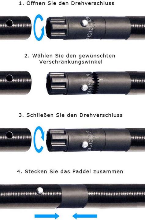 Produktbild nortik Tour Carbon Paddel 240cm 4-tlg.