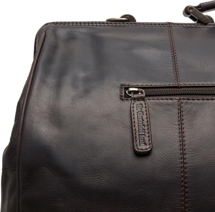 Produktbild The Vegan Cow Chesterfield Brand Leren Weekendtas Bruin Corfu (41.90 l)