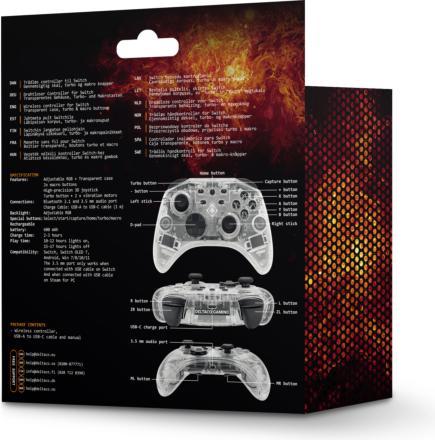 Image du produit Deltaco Gaming Transparent (Switch, Switch OLED, PC, Android, iOS)