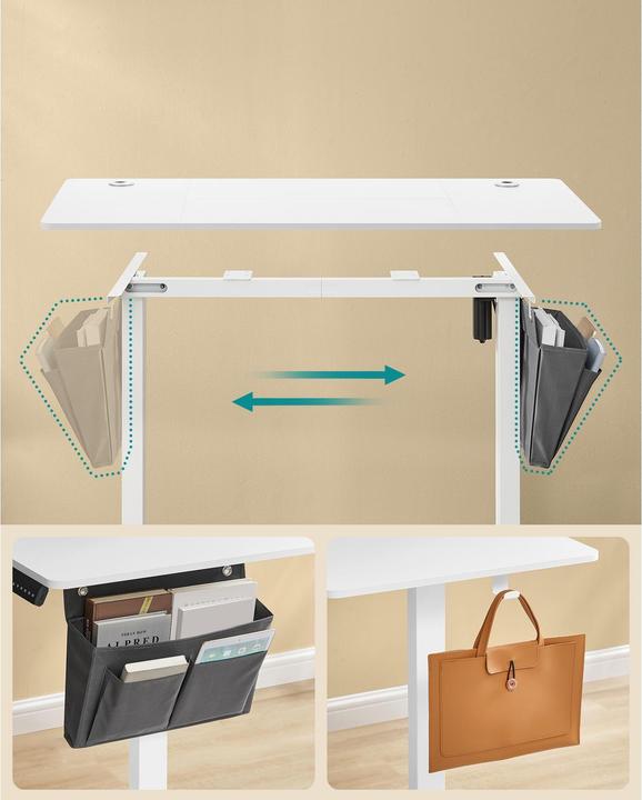 Immagine prodotto Songmics Tavolo da bar (120 x 60 x 120 cm)