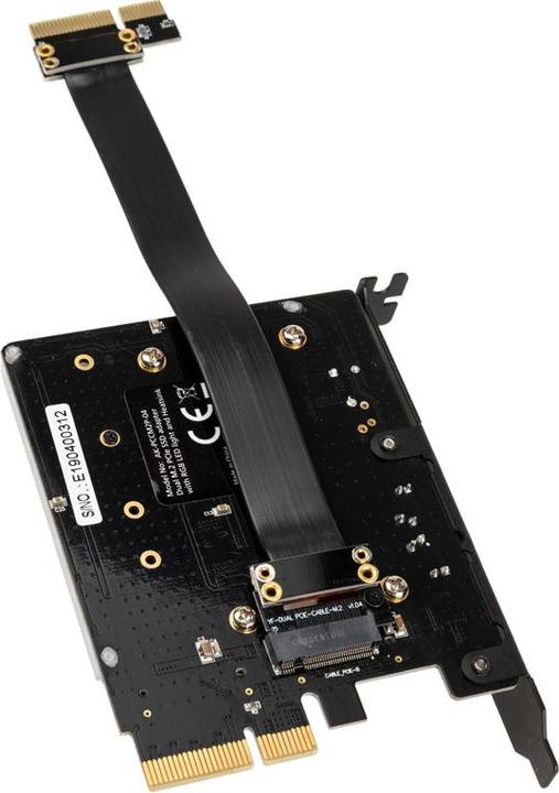 Immagine prodotto Akasa AK-PCCM2P-04 - PCIe - M.2 - Nero - Passivo