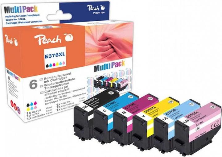 Produktbild Peach No. 378XL Multi-Pack, T3798, REM, FW (M, BK, C, Y)