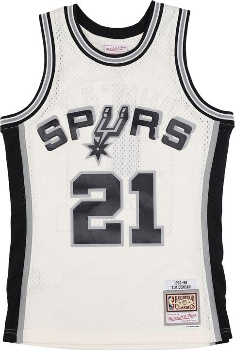 Image du produit Mitchell & Ness Swingman Jersey San Antonio Spurs OFF-WHITE Tim Duncan (L)