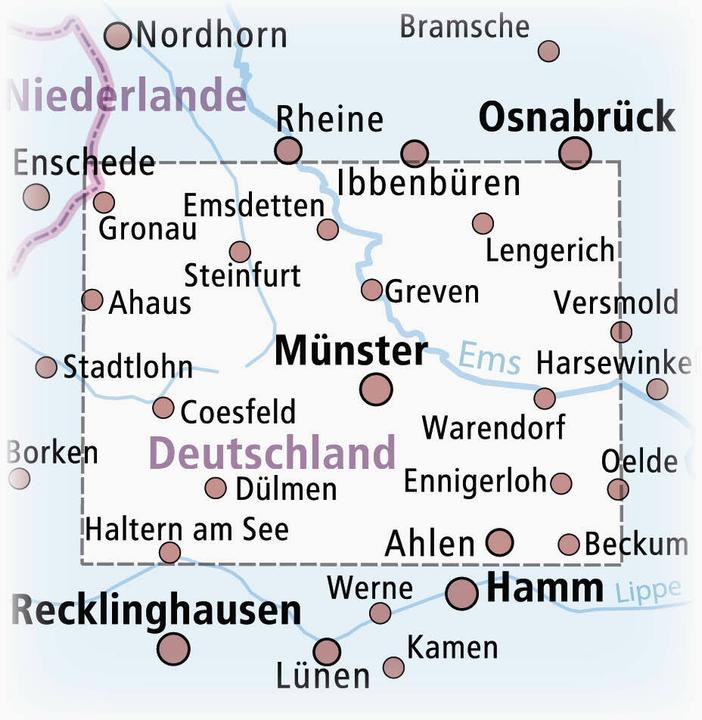 Produktbild PublicPress Radkarte.Münsterland