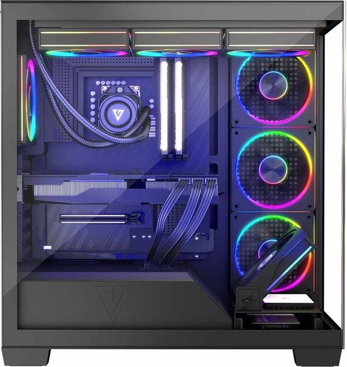 Image du produit Modecom Computergehäuse VOLCANO STELLAR ARGB MIDI 8F (Mini-ITX, mATX, ATX)