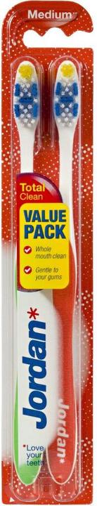 Produktbild Jordan TOTAL CLEAN cepillo dental #medio 2 uds (2 x)