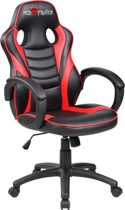 Image du produit RED Chaise de jeu Fighter C6 Gaming Chair, Rouge