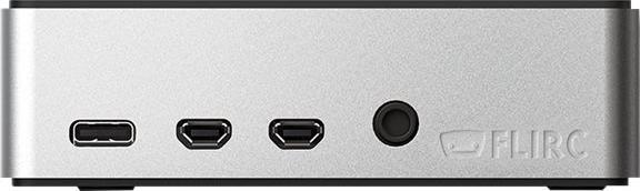 Actual product image Flirc Aluminum case for Raspberry Pi 4 with passive cooling