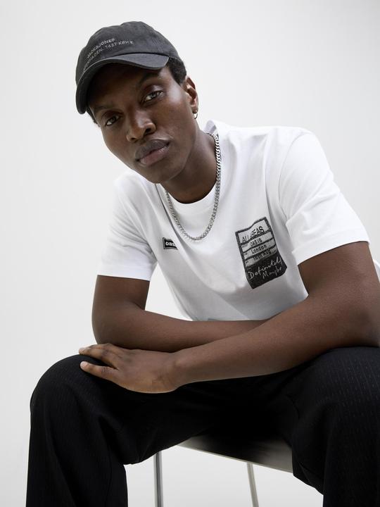 Image du produit Jack & Jones Gedruckt Rundhalsausschnitt T-shirt T-shirt (XS)