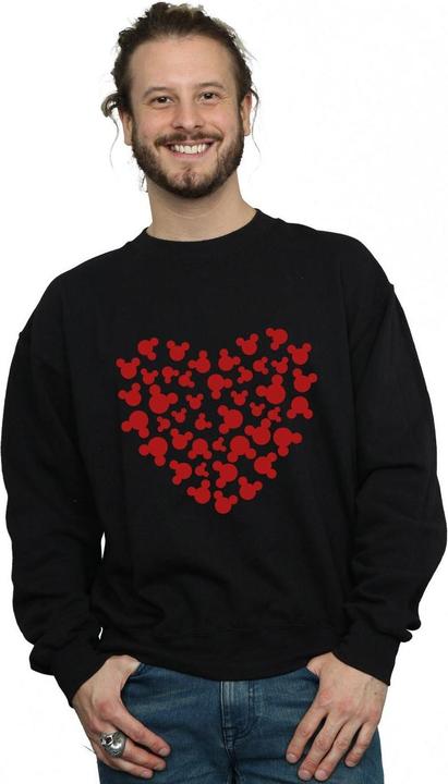 Immagine prodotto Disney Mickey Mouse Heart Silhouette Felpa Uomo (XL)