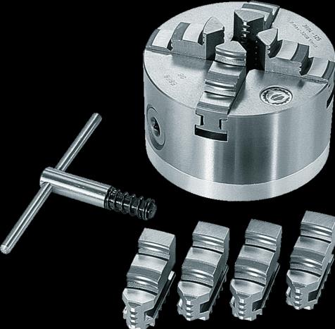 Actual product image Scheppach Four-jaw lathe chuck M33 - Ø125 for DMV200