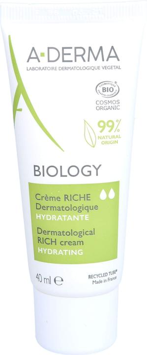 A-Derma BIOLOGY Reichhaltige Creme Creme (40 ml, 24h Creme)
