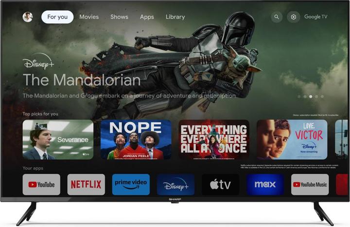 Actual product image Sharp 50GL4060E (50", LED, 4K, 2023)