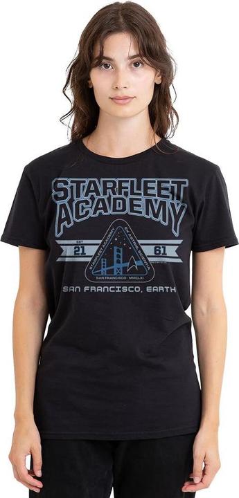 Actual product image Unisex Adult Starfleet Academy Earth T-Shirt (L)