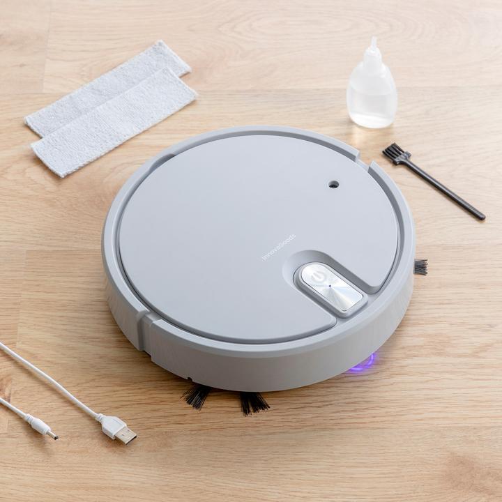 Immagine prodotto InnovaGoods Robot aspirapolvere ricaricabile multifunzione (Robot aspirapolvere)